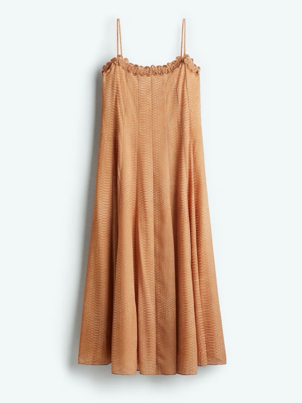 H&M Edition Peach Ruffled Sundress